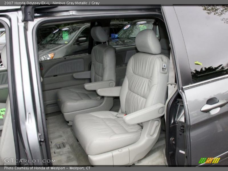 Nimbus Gray Metallic / Gray 2007 Honda Odyssey EX-L