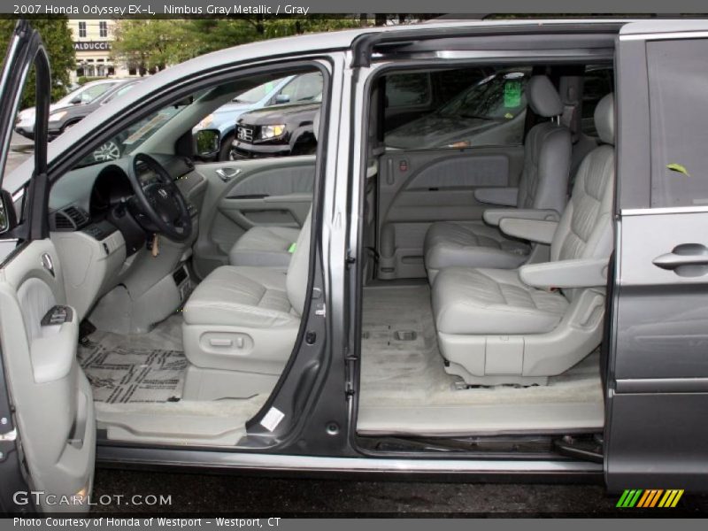 Nimbus Gray Metallic / Gray 2007 Honda Odyssey EX-L