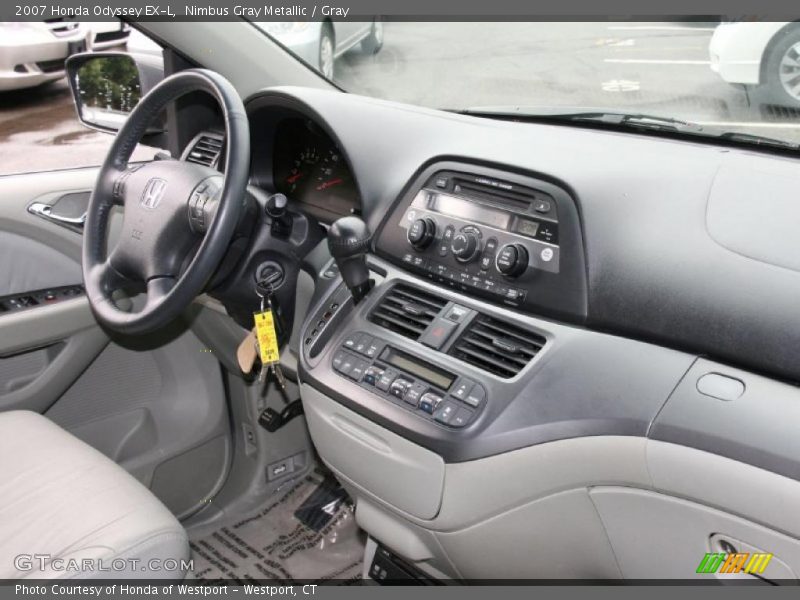 Nimbus Gray Metallic / Gray 2007 Honda Odyssey EX-L