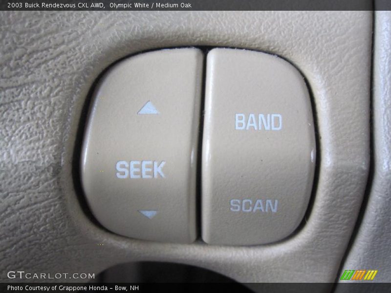 Olympic White / Medium Oak 2003 Buick Rendezvous CXL AWD