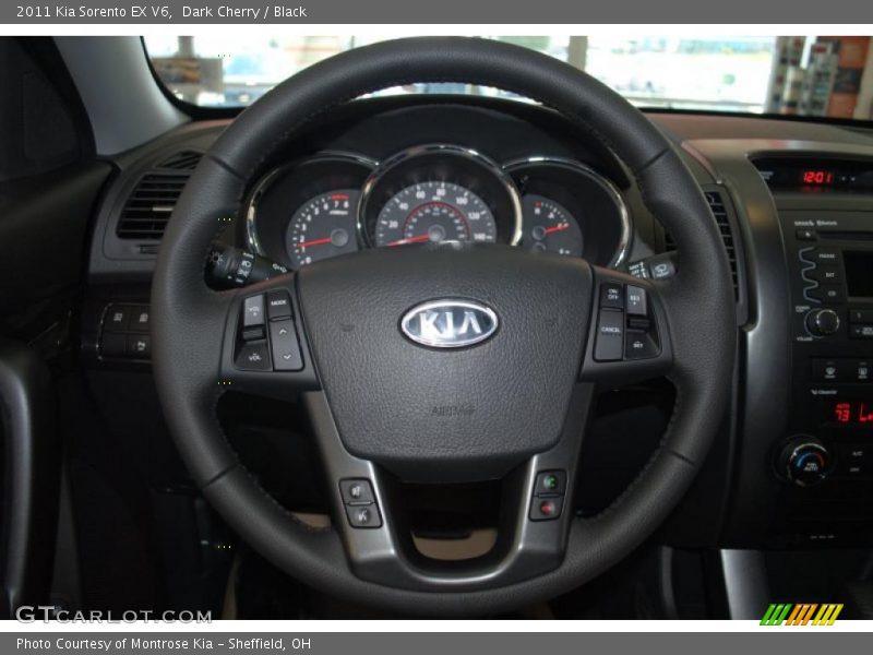Dark Cherry / Black 2011 Kia Sorento EX V6
