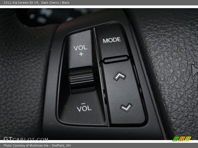 Dark Cherry / Black 2011 Kia Sorento EX V6