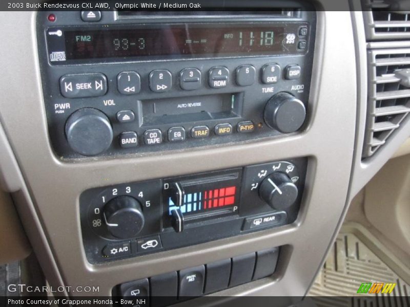 Olympic White / Medium Oak 2003 Buick Rendezvous CXL AWD