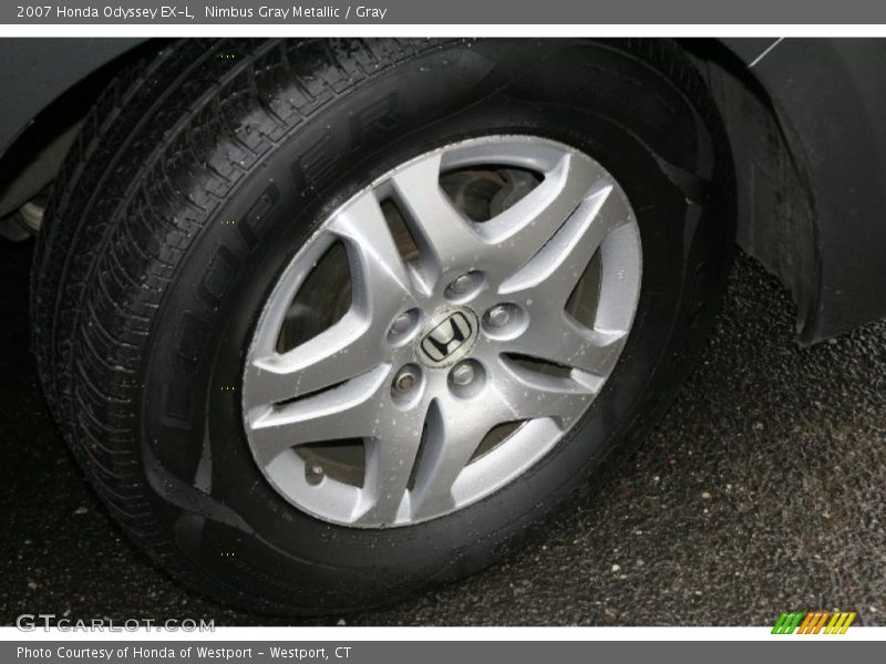 Nimbus Gray Metallic / Gray 2007 Honda Odyssey EX-L