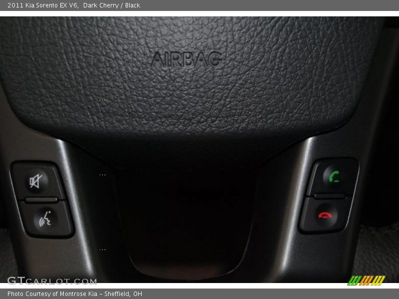 Dark Cherry / Black 2011 Kia Sorento EX V6