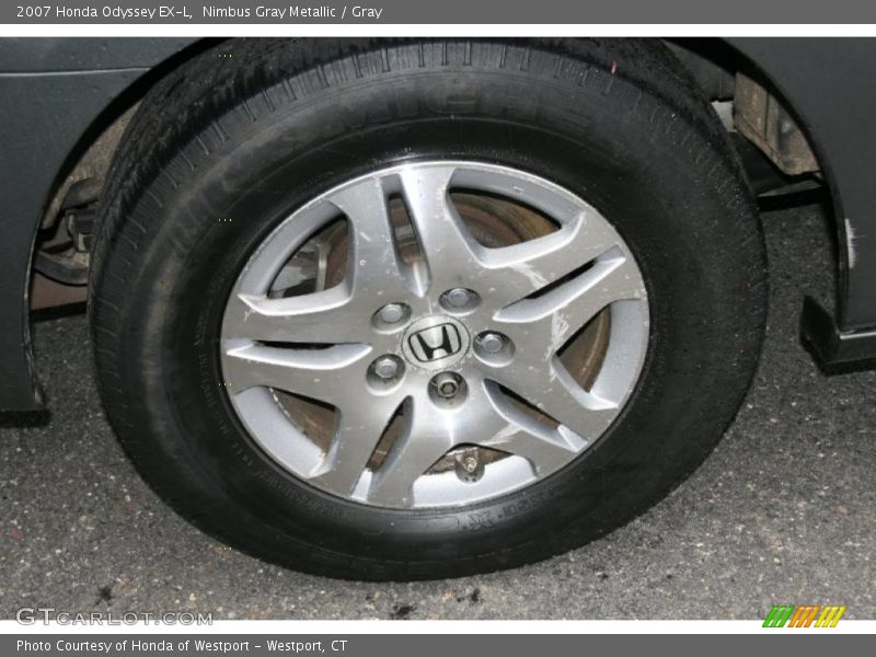 Nimbus Gray Metallic / Gray 2007 Honda Odyssey EX-L
