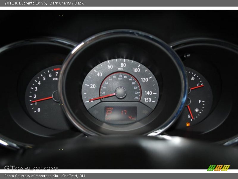 Dark Cherry / Black 2011 Kia Sorento EX V6