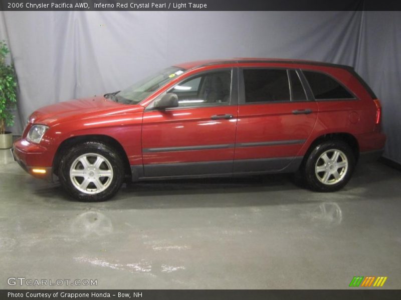 Inferno Red Crystal Pearl / Light Taupe 2006 Chrysler Pacifica AWD