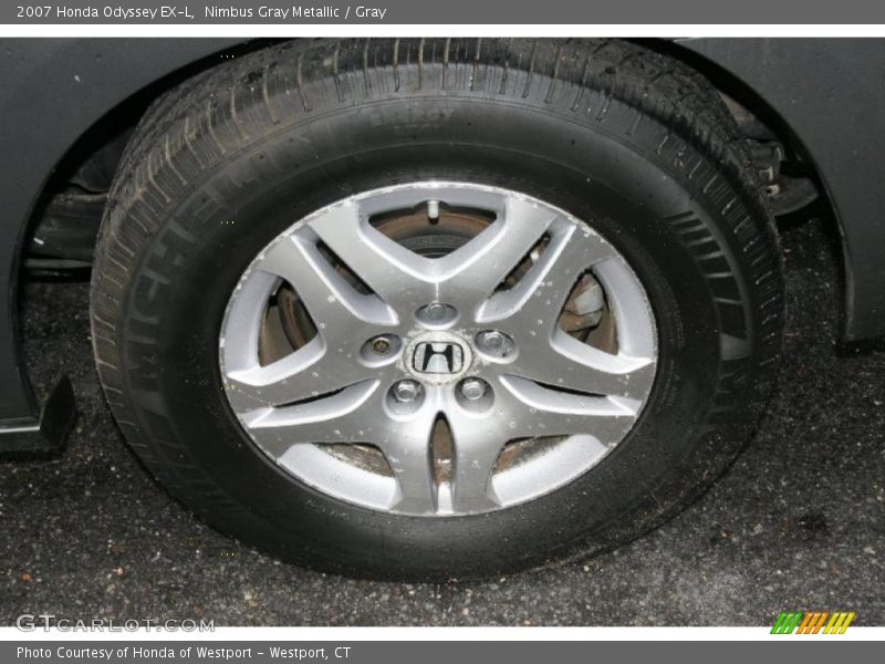 Nimbus Gray Metallic / Gray 2007 Honda Odyssey EX-L