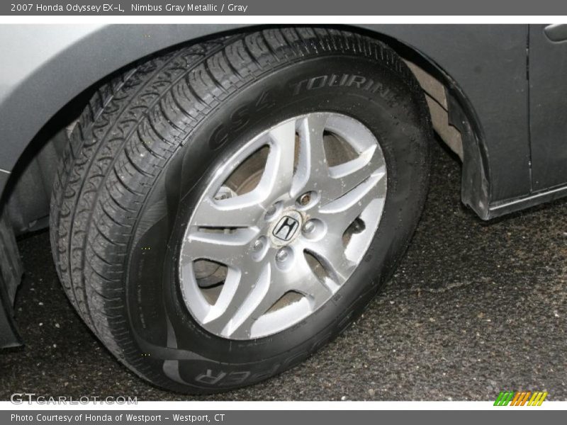 Nimbus Gray Metallic / Gray 2007 Honda Odyssey EX-L