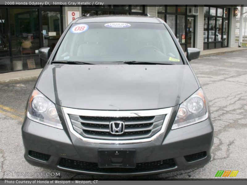 Nimbus Gray Metallic / Gray 2008 Honda Odyssey EX