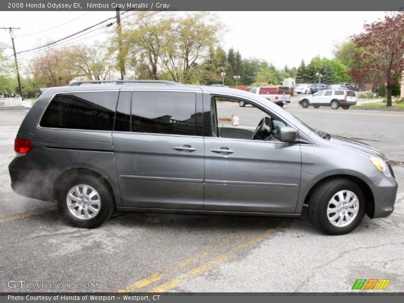 Nimbus Gray Metallic / Gray 2008 Honda Odyssey EX
