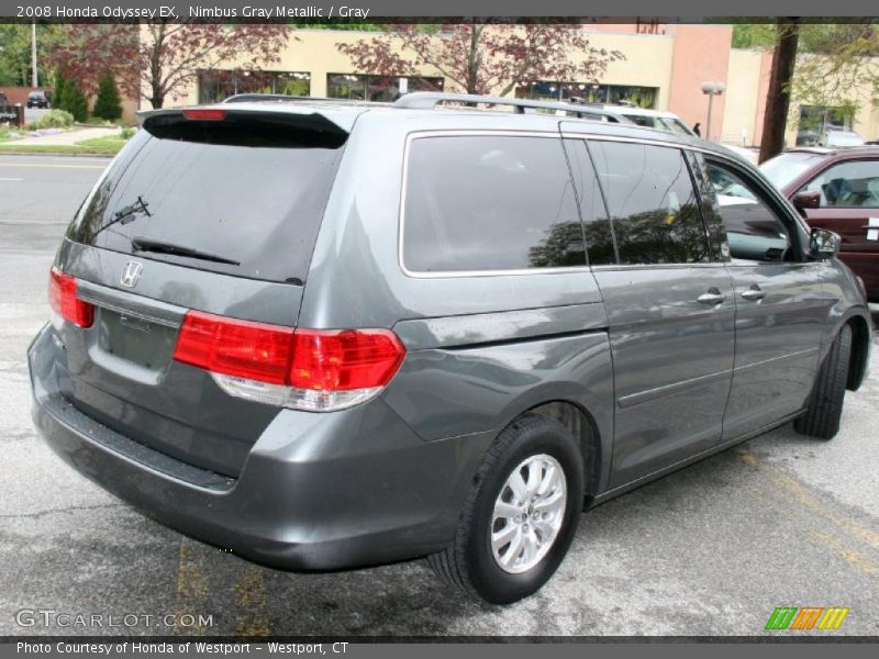 Nimbus Gray Metallic / Gray 2008 Honda Odyssey EX