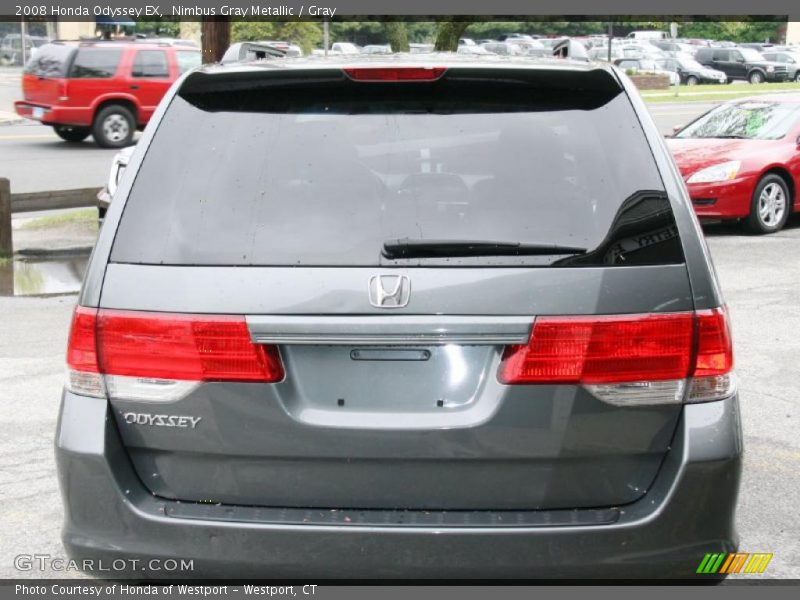 Nimbus Gray Metallic / Gray 2008 Honda Odyssey EX