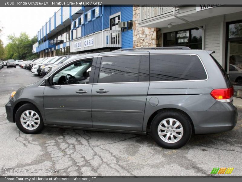 Nimbus Gray Metallic / Gray 2008 Honda Odyssey EX