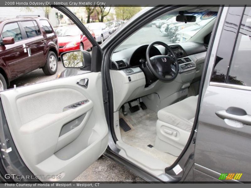 Nimbus Gray Metallic / Gray 2008 Honda Odyssey EX
