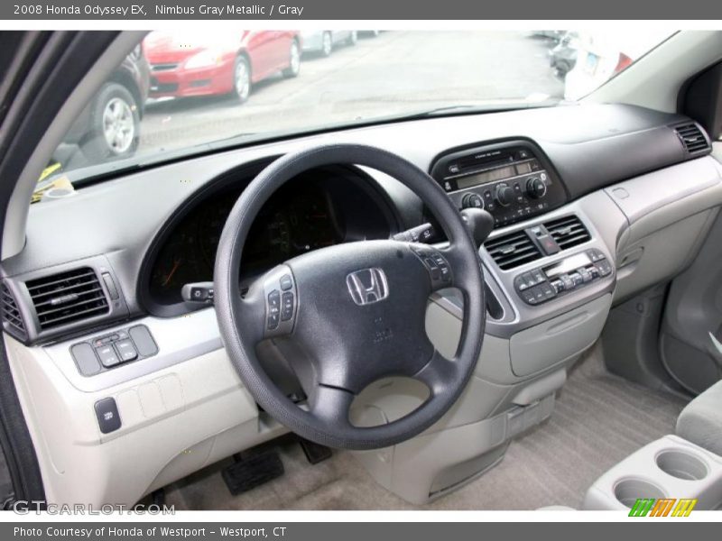 Nimbus Gray Metallic / Gray 2008 Honda Odyssey EX