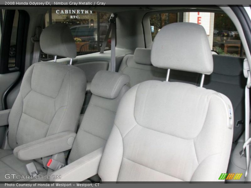 Nimbus Gray Metallic / Gray 2008 Honda Odyssey EX