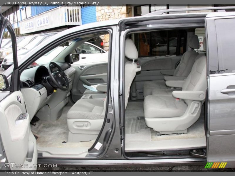 Nimbus Gray Metallic / Gray 2008 Honda Odyssey EX