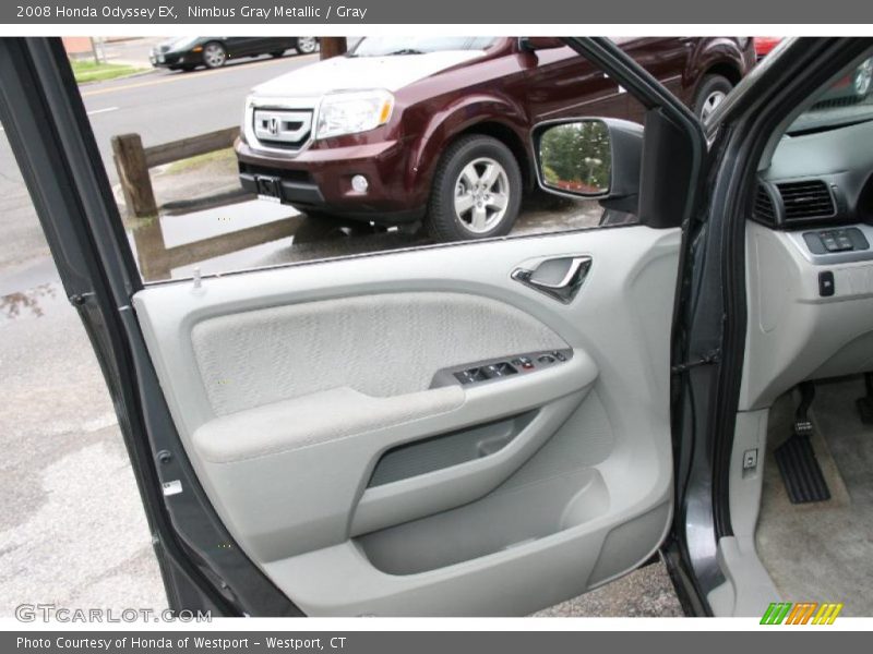 Nimbus Gray Metallic / Gray 2008 Honda Odyssey EX