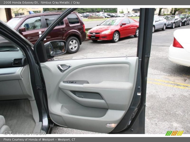Nimbus Gray Metallic / Gray 2008 Honda Odyssey EX