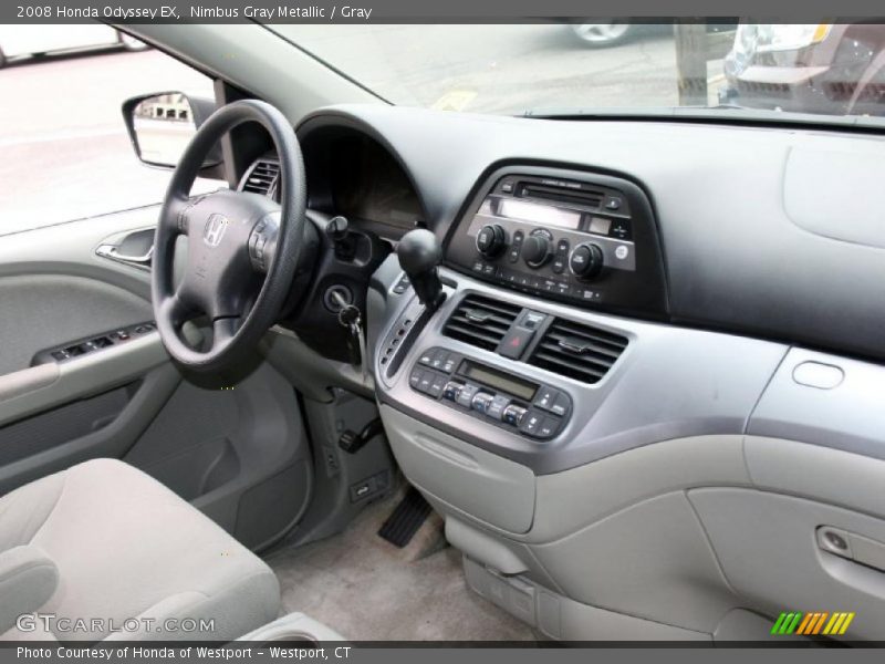 Nimbus Gray Metallic / Gray 2008 Honda Odyssey EX