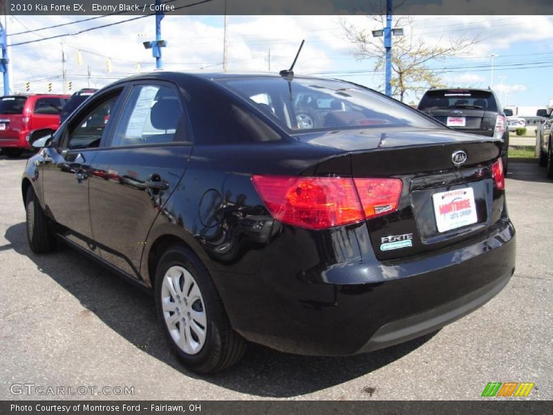 Ebony Black / Coffee 2010 Kia Forte EX