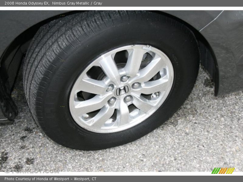 Nimbus Gray Metallic / Gray 2008 Honda Odyssey EX
