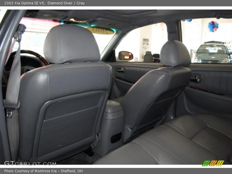 Diamond Silver / Gray 2003 Kia Optima SE V6