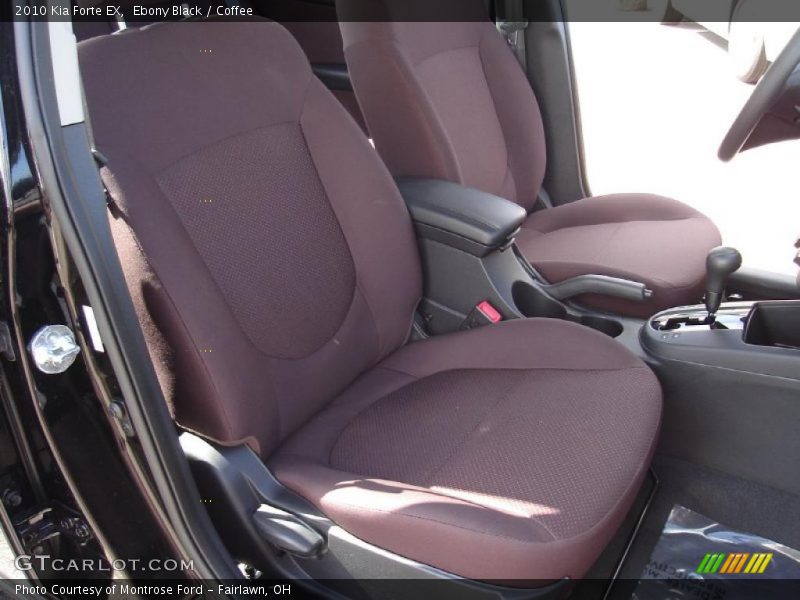 Ebony Black / Coffee 2010 Kia Forte EX