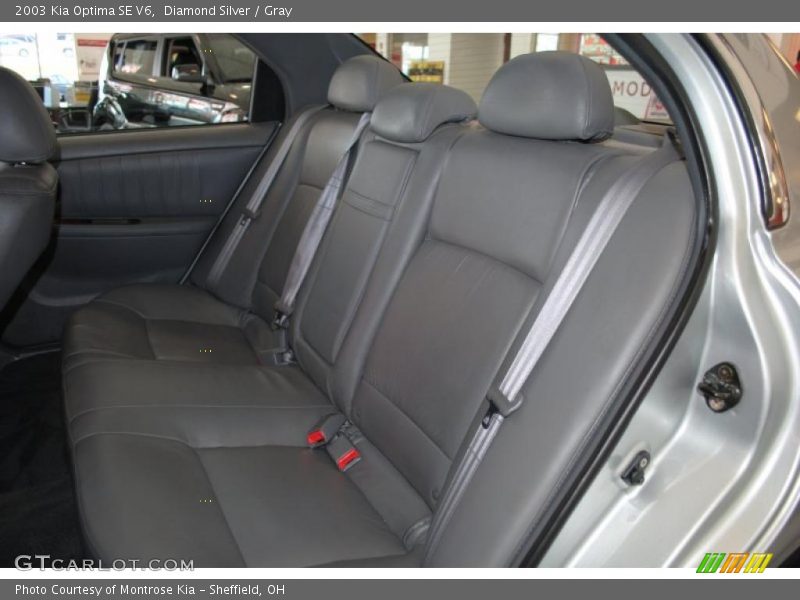 Diamond Silver / Gray 2003 Kia Optima SE V6