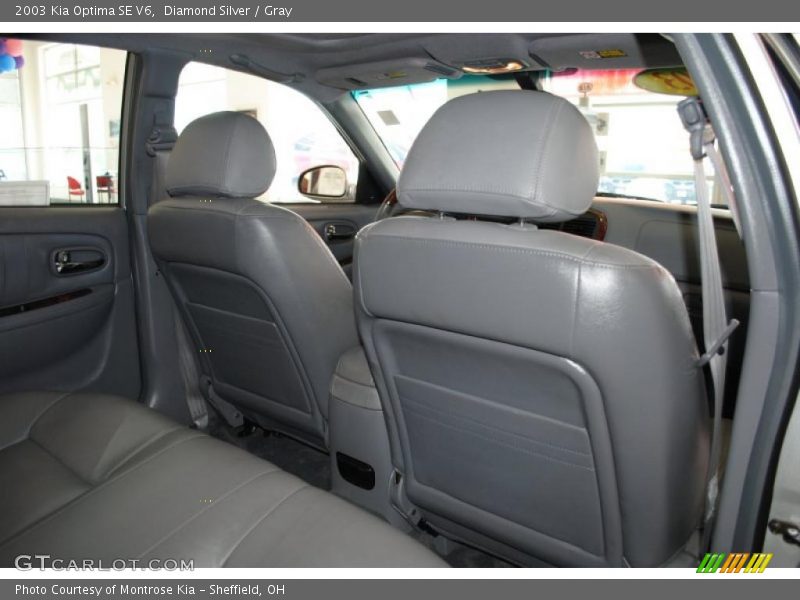Diamond Silver / Gray 2003 Kia Optima SE V6