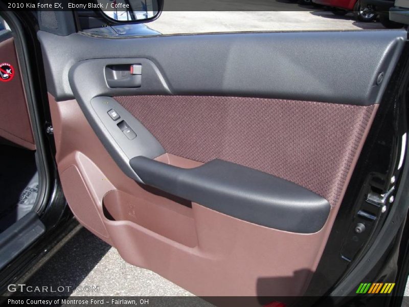 Ebony Black / Coffee 2010 Kia Forte EX