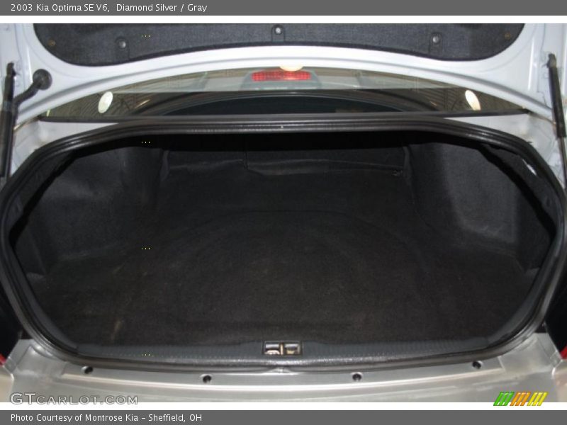 Diamond Silver / Gray 2003 Kia Optima SE V6