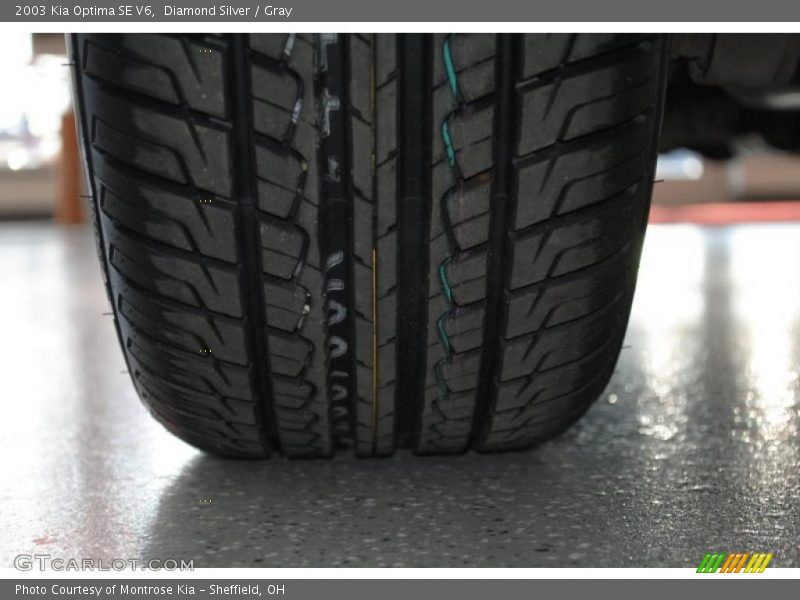 Diamond Silver / Gray 2003 Kia Optima SE V6