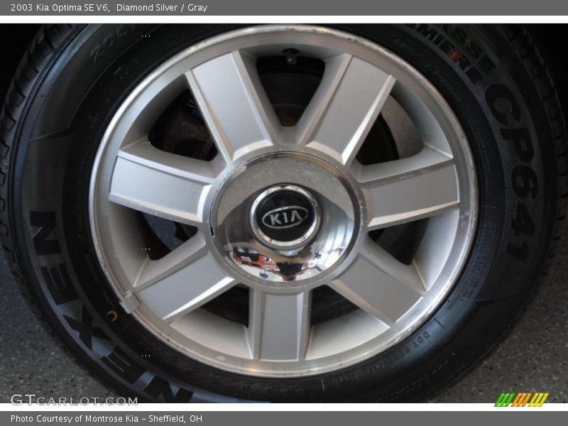 Diamond Silver / Gray 2003 Kia Optima SE V6