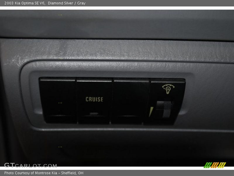 Diamond Silver / Gray 2003 Kia Optima SE V6