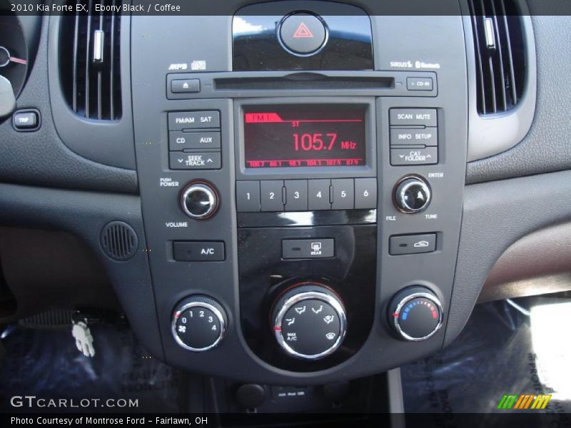 Ebony Black / Coffee 2010 Kia Forte EX