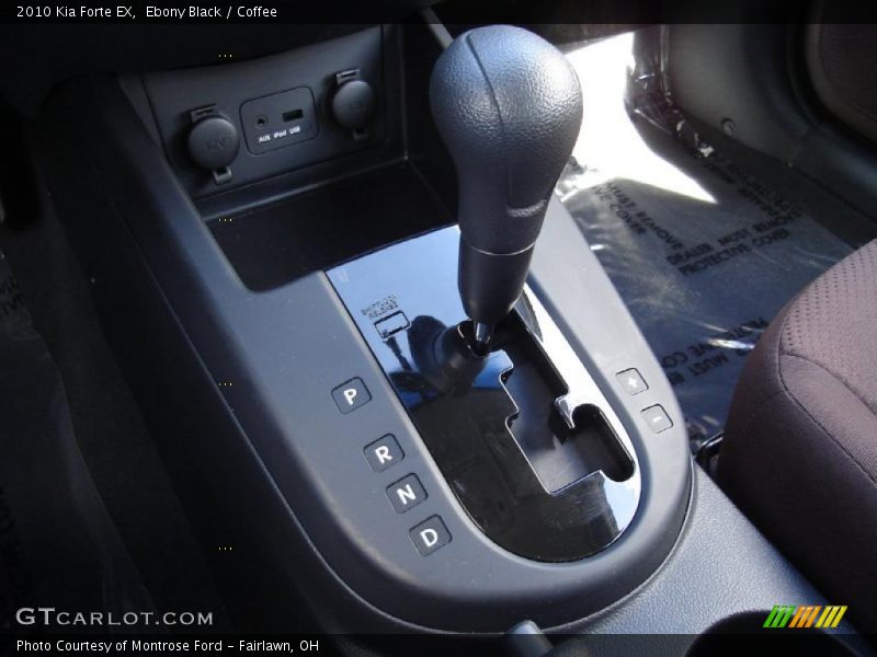 Ebony Black / Coffee 2010 Kia Forte EX