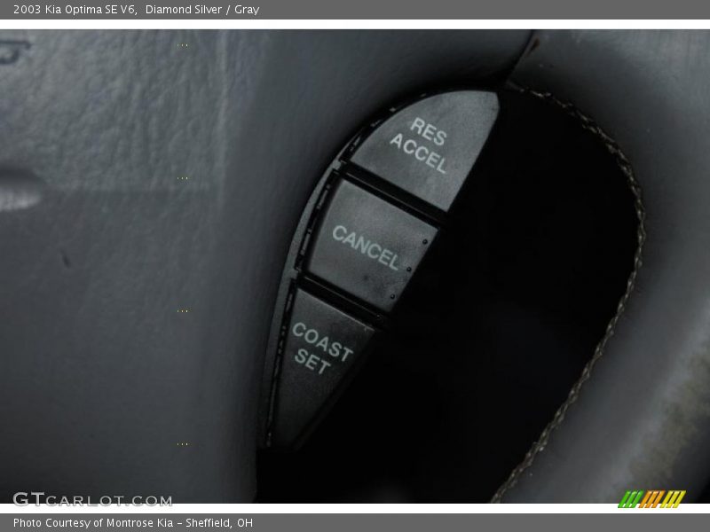 Diamond Silver / Gray 2003 Kia Optima SE V6