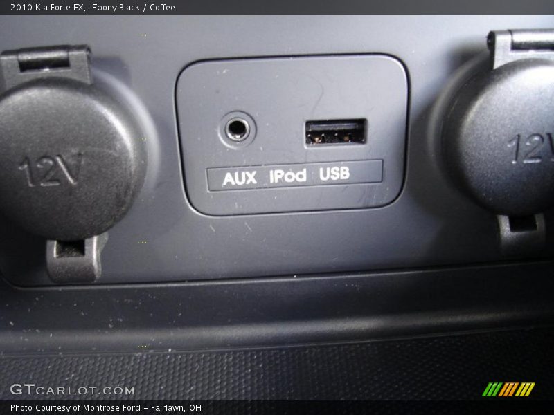 Ebony Black / Coffee 2010 Kia Forte EX