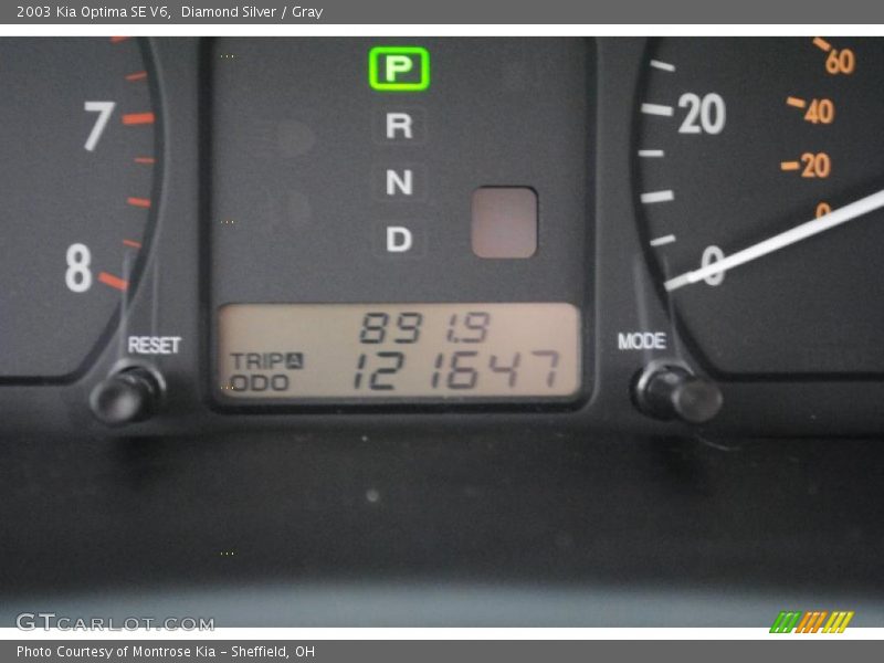 Diamond Silver / Gray 2003 Kia Optima SE V6