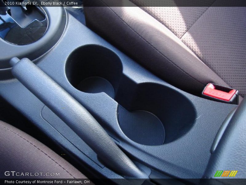 Ebony Black / Coffee 2010 Kia Forte EX
