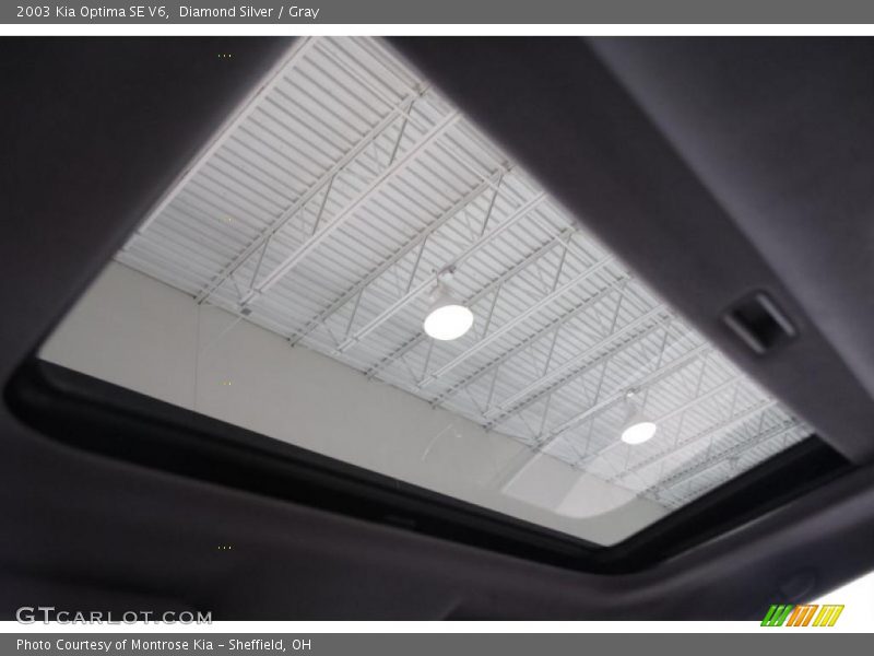 Diamond Silver / Gray 2003 Kia Optima SE V6