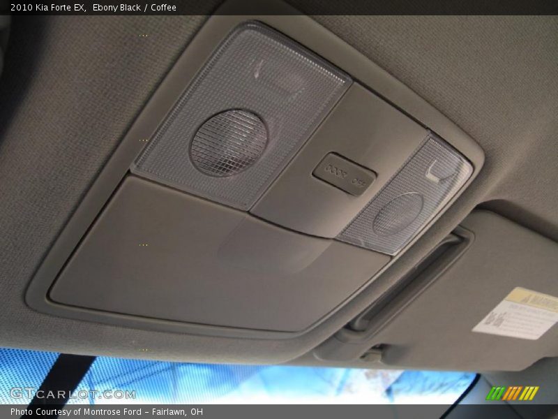 Ebony Black / Coffee 2010 Kia Forte EX