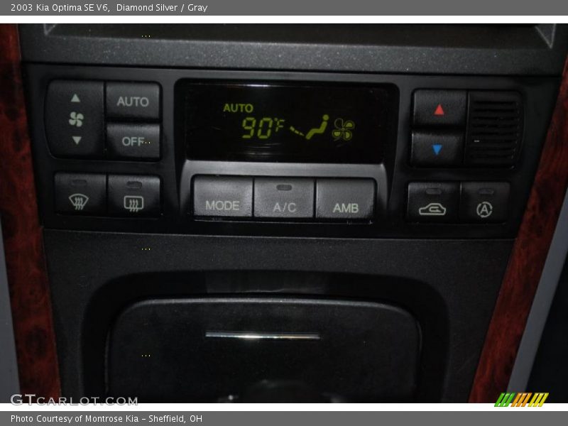 Diamond Silver / Gray 2003 Kia Optima SE V6