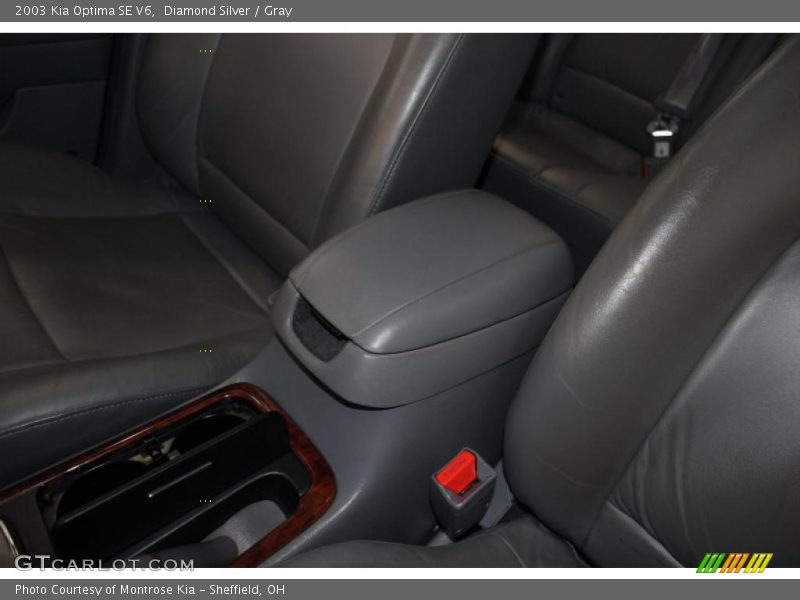 Diamond Silver / Gray 2003 Kia Optima SE V6