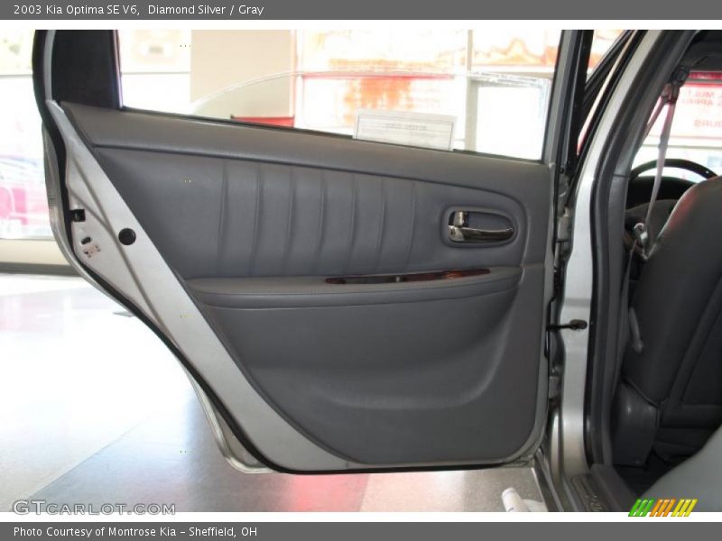 Diamond Silver / Gray 2003 Kia Optima SE V6