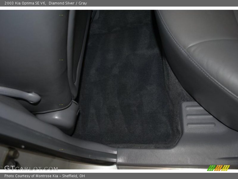 Diamond Silver / Gray 2003 Kia Optima SE V6