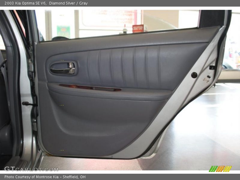 Diamond Silver / Gray 2003 Kia Optima SE V6